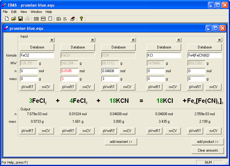 universal chemical equation balancer and stoichiometry calculator