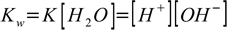 water ion product, eq. 1.8