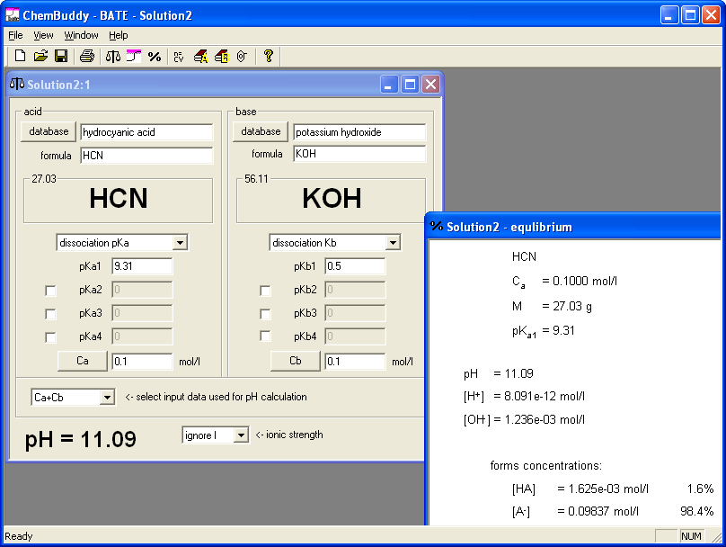 preparing quizzes - pH calculation questions