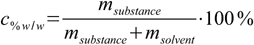 mass percentage definition 2, eq. 1.3